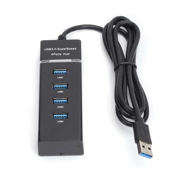 1 til 4 USB 3.0 HUB Han til Hun USB Forlængeradapterkabel Splitter til PC Bærbar