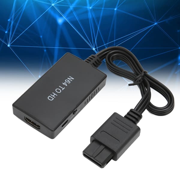 Til N64 til HD Multimedia Interface-konverter understøtter 720P 1080P skiftende Full HD-videoadapter til N64-visningstilstand
