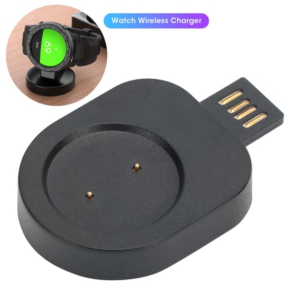 Mini USB trådløs hurtigopladningsdock-erstatningsoplader til Amazfit GTR/GTS/TRex