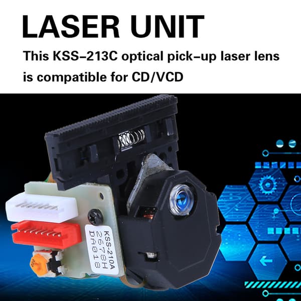 KSS-210A optisk pickup-laserlins för CD VCD-mekanism reservdelar