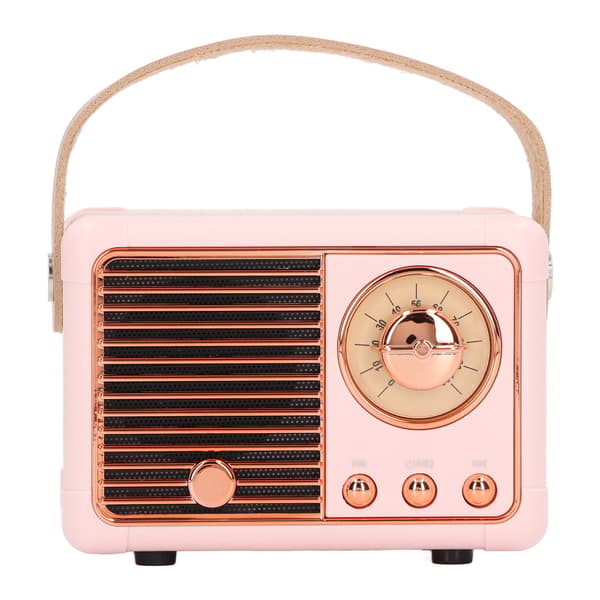 Bærbar Bluetooth-højttaler Mini Kompakt Trådløs Retro Understøtter Radioprogram til Udendørsbrug