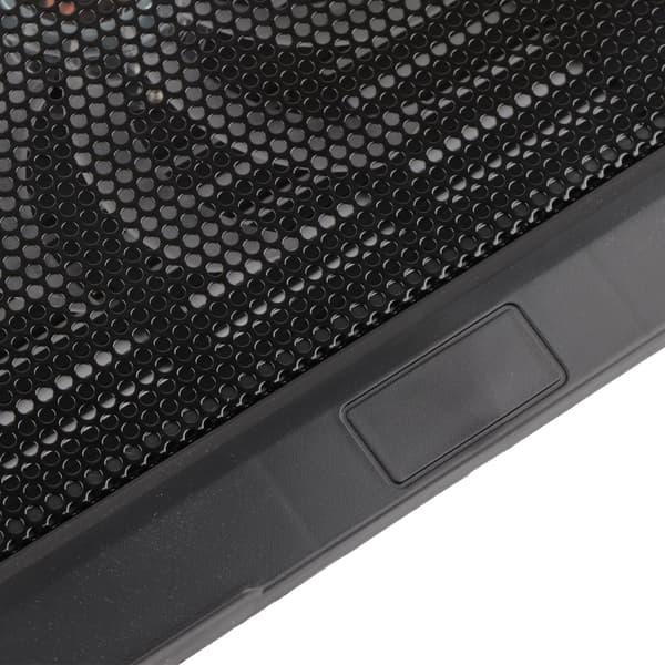 Bærbar computer køler køleplade base stor ventilator USB-stander til 14\" eller mindre bærbar computer sort