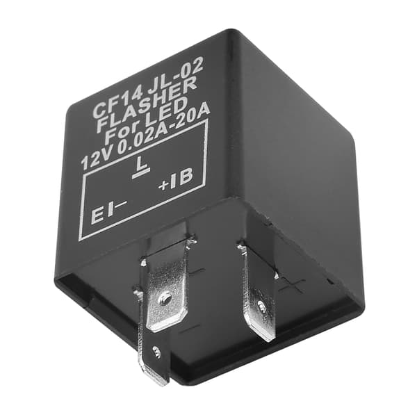 CF14 JL-02 3-benet LED-blinkrelæ til blinklys Hyper Flash Fix 12V