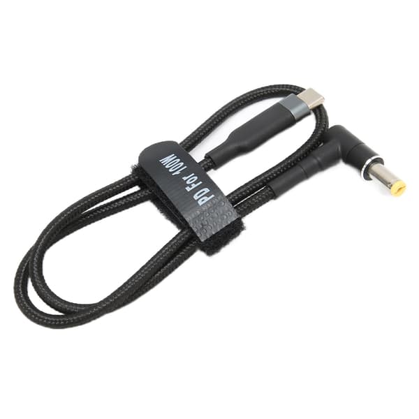 Bærbar opladerkabel DC strømstik konverterkabel TypeC PD opladerkabel (0,5m)