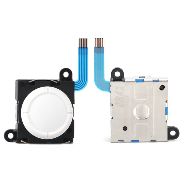 Analog joystick-tumspaksknappsmodulersättning för Switch Joycon/Lite-kontroller Vit