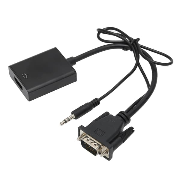 Lydkonverter VGA til High Definition Multimedia Interface Signalkonverteringsadapter