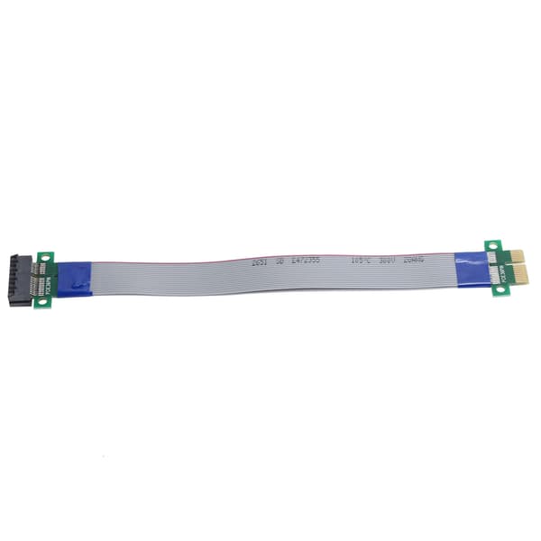 PCIE förlängningskabel 1X Riser Card Extender DoubleSpeed MaletoFemale Adapter Ribbon EP051