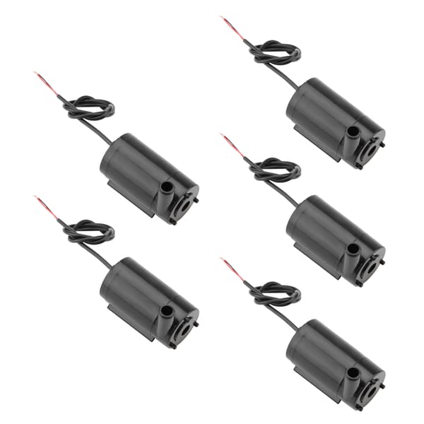 5 st/set DC 3V -5V Mini vattenpump dränkbar för akvarium fontän akvarium