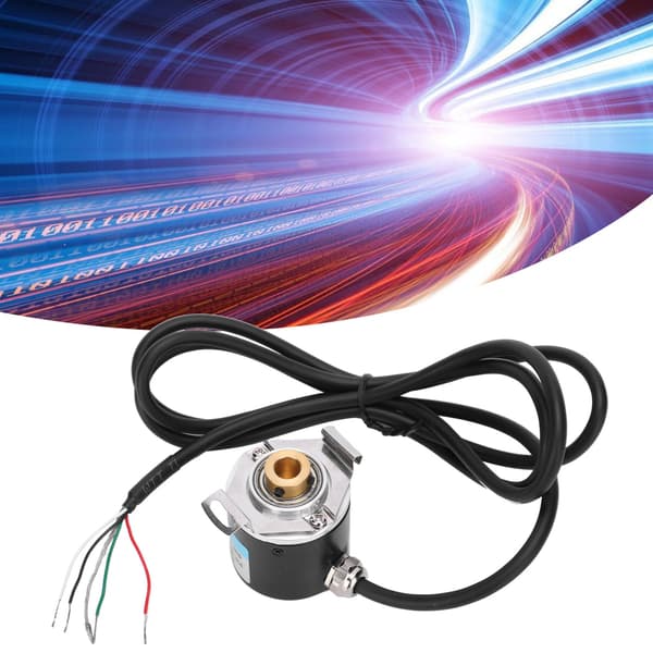 Roterende Encoder Kit 30KHz AB Dual-Channel NPN Open Collector, 5-24VDC Hulaksel 8mm til CNC Motor Feedback