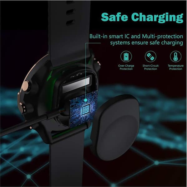 Magnetisk USB-ladestation til Suunto 7 Smartwatch, Sort Stand Adapter Dock Tilbehør
