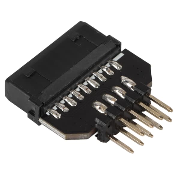 USB Moderkortssplitter Moderkort Usb2.0 9-stift till Usb3.0 19-stift Frontpanel Plug-in Hona Plug Omvandlingsadapter