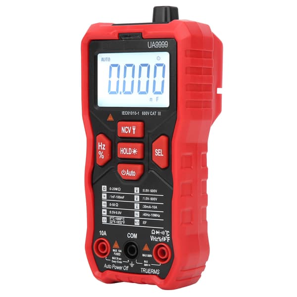 UA9999 Digitalt Multimeter Nøjagtig AC/DC Voltmeter Kapacitans Modstand Ohm Tester