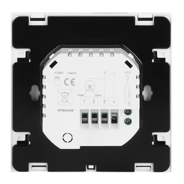 Elektrisk gulvvarmetermostat temperaturregulator 200-240V touchskærm