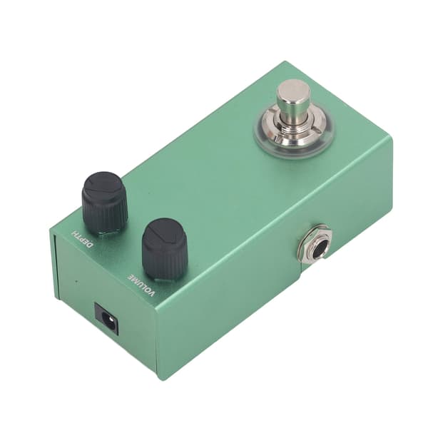 Vibratoeffektpedal Aluminiumlegering Kompakt Rattkontroll Elgitarrpedalbräda DC9V