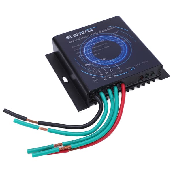 Vindmøllecontroller 500W 12V/24V IP67 Vandtæt Automatisk Opladningsregulator