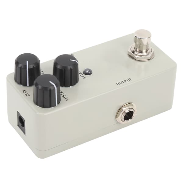 Kompressorpedal Mini Elgitarr Full Analog Krets Enkel Effekt True Bypass DC 9V