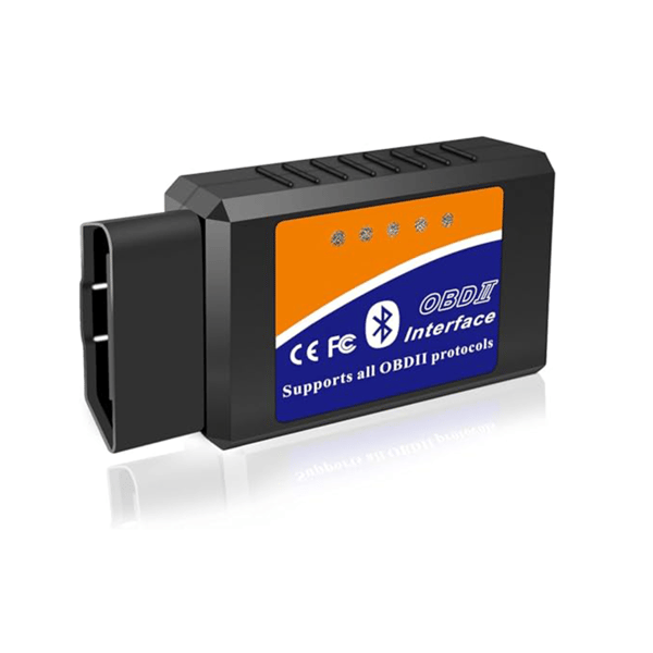 OBD2 Bluetooth-scanner Auto Diagnostic Tool til iOS Android Windows, Bilkodelæser OBDII-adapter med nulstillingsfunktion, Motorlyskontrol til Torq