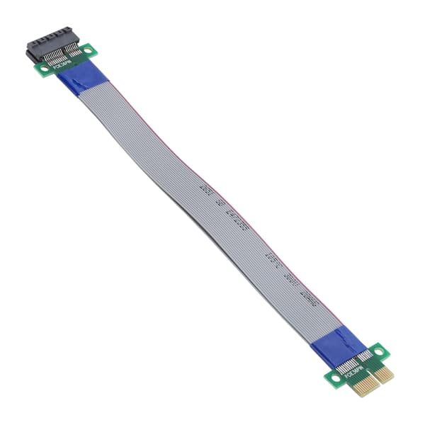 PCIE forlængerkabel 1X Riser Card Extender DoubleSpeed Han-til-Hun Adapter Ribbon EP051