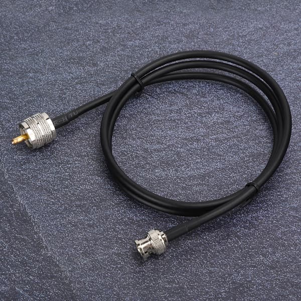 1M UHF Han PL259 til BNC Han Testkabel Ledning Koaksialkabel Adapter Tilbehør