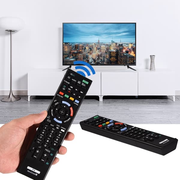 Svart fjärrkontrollersättning för Sony RM-ED058 TV