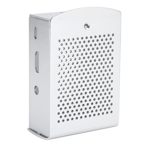 Aluminiumlegeringsfodral för Raspberry Pi 3 b 2B moderkort kylande skyddslåda silver