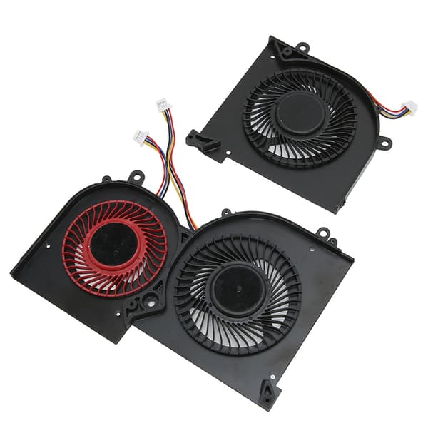 CPU GPU køleventilator 4-benet god varmeafledning bærbar køleventilator til MSI Gs65 MS 16Q2 til 16q2 Cpu Cw til 16q2 Gpu Cw CPU+GPU