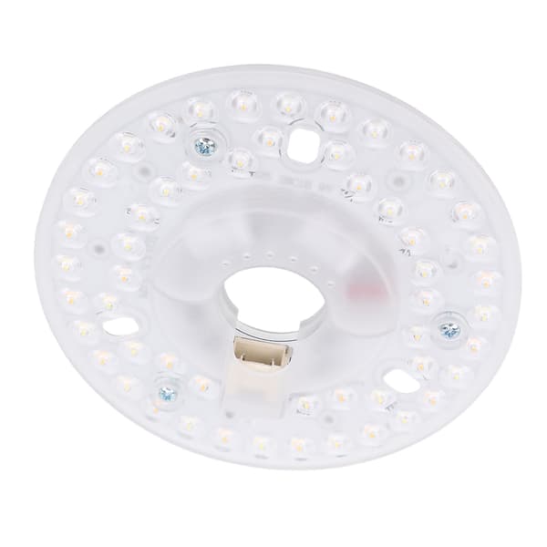 4,9 tommer LED-lysmotor eftermontering magnetisk loftventilator LED-lyserstatning 3 farver energibesparende rund