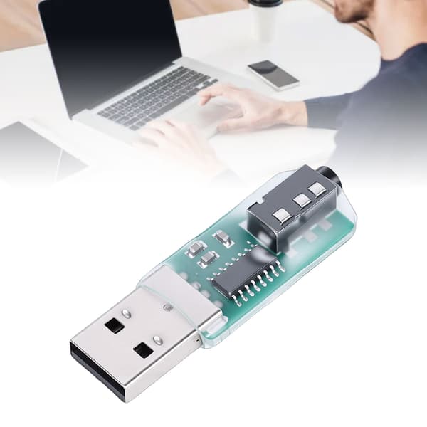 Morsenøgletræner USB-nøgleadapter til CW-softwareoscillator, bærbar øvelsesenhed med 3,5 mm stik til pc