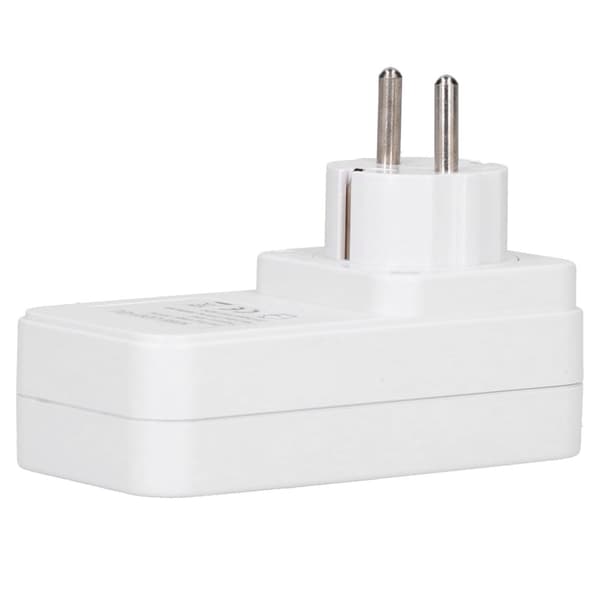 Smart Digital Nedtællingstimer Stikkontakt, 180-260V USB-kompatibel, til opladning af telefon og computer