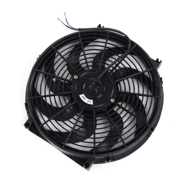 14 tommer universal elektrisk kølerkøleventilator monteringssæt 12V 90W slank ventilator push pull