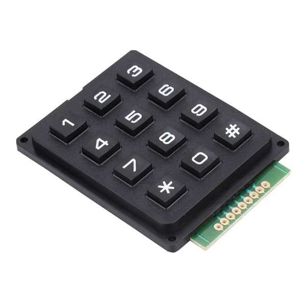 Tangentbordsmoduler med 12 tangenter 3x4 tryckknappar Externt tangentbord för MCU