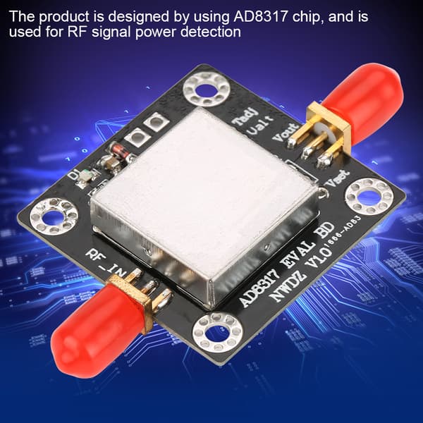 AD8317 1M-10GHz 60dB RF effektmåler Logaritmisk detektorkontroller til forstærker