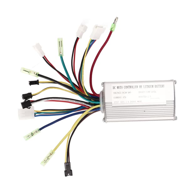DC Motor Controller med ledningsnet Motor Controller Lithium Batteri til Elcykel 36V 48V 17A
