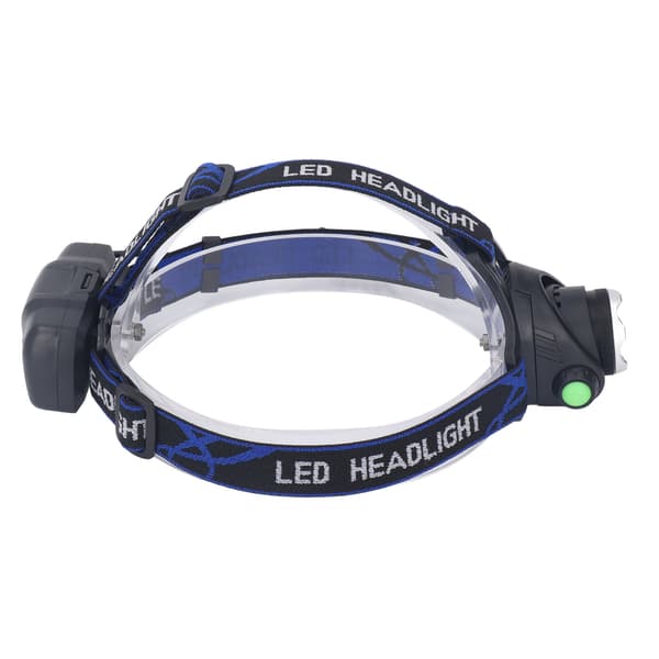 LED-otsalamppu, erittäin kirkas, säädettävä, 3 tilaa, vedenpitävä ulkokäyttöön