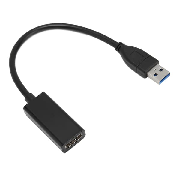 USB3.0 till HD Multimedia Interface-adapter Bärbar 1080P 60HZ 5Gbps Videoadapteromvandlare för Windows 7 8 10 PC
