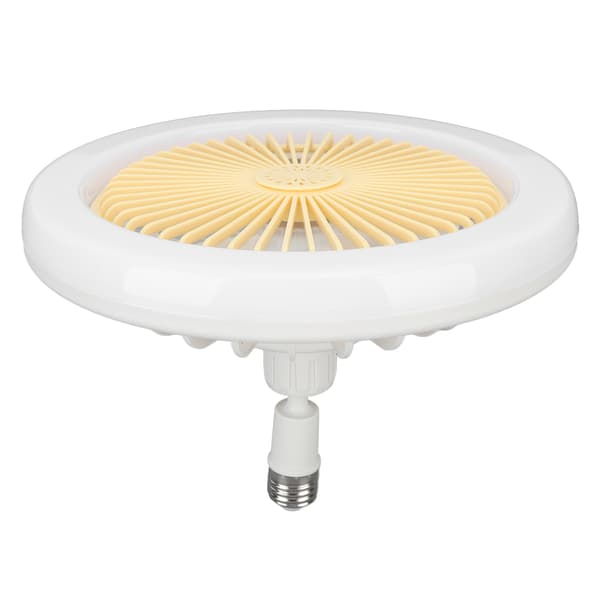 30W Lysventilator 9.8in Lille Aromaterapi Støjsvag Loftventilator Lys E27 LED Ventilatorlys 86‑265V