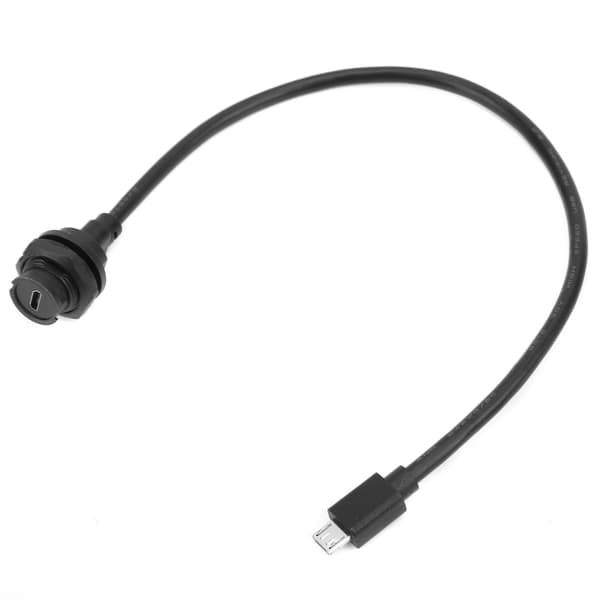 Vandtæt IP68 Micro USB Hun til Han Kabelstik med 1M Ledning E10MCBFF/MCAM