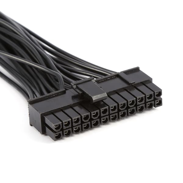 24Pin Mining Dual PSU Adapter ATX Strømforsyningskabelstik til Mining 30cm 20+4pin