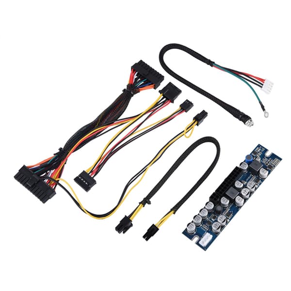 PC PSU DC 12V Input 300W Computer Strømforsyningsmodul med 24Pin Tilslutning/ AUX/ SATA Kabel