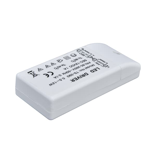 LED Driver 12W 12V DC 1A Strømtransformator LED Lampe Konstant Strøm Drev Strøm AC 85-265V