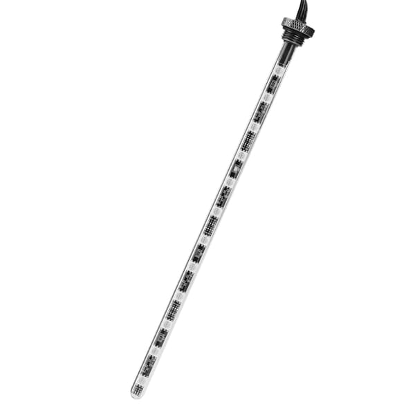 22 cm computer cylinder vandkølingstank lys virus reservoir LED rør lampe belysning