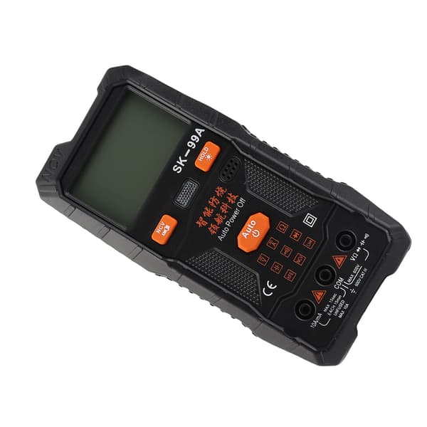 Nøjagtigt digitalt multimeter med stemmeudsendelse, auto-range tester til spænding, strøm, kapacitans, modstand