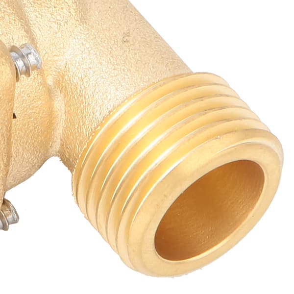 1/2\" NC elektrisk magnetventil i mässing, vatteninlopp DC 220V, 2-pack