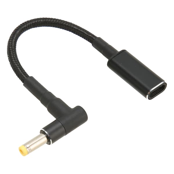USB Typ C Hona till 4.8x1.7mm Hane Adapterkabel Dubbel PD E MARK Chip Bärbar 100W USB Typ C Adapterkabel