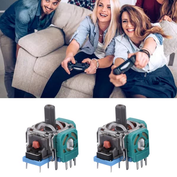 2 st analog spak 3D joystick ersättning för PS4-kontroll