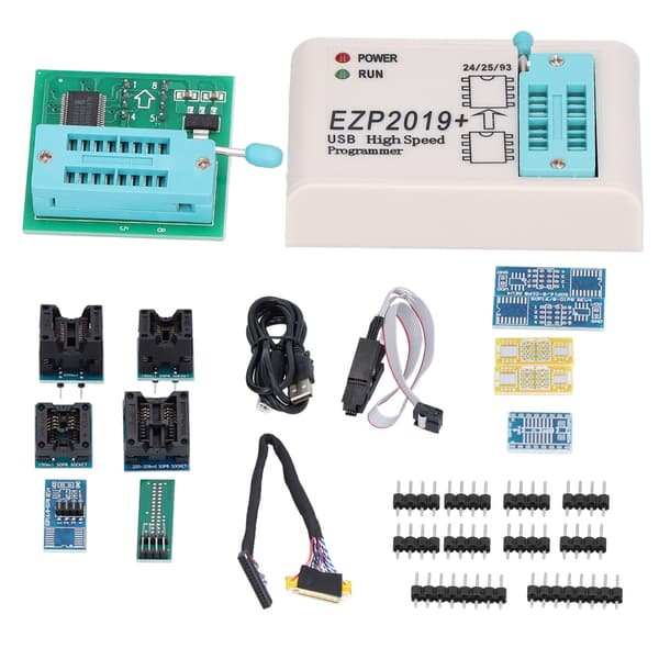 USB SPI Flash Programmer 24 25 93 EEPROM BIOS EZP2019 IC-brännare för Win7 Win8
