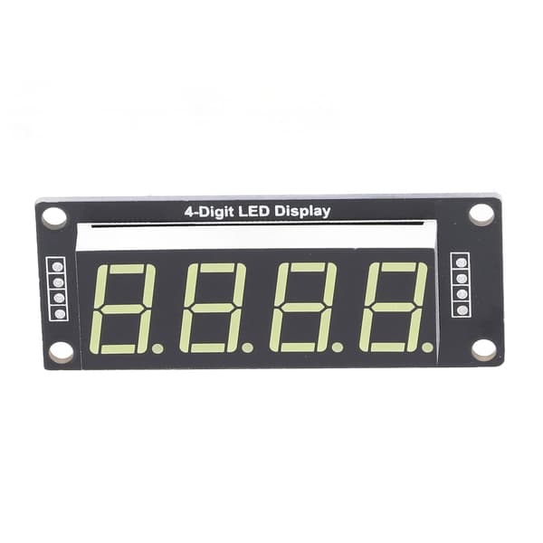 4 stk. 4-bit 7-segment LED-displaymoduler 0,56\" rød printplade ur-sæt MRA172C