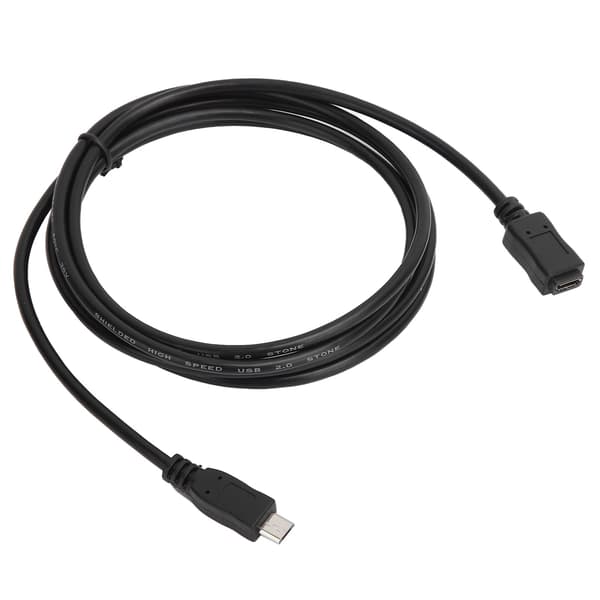 Micro USB 2.0 hane till Micro USB hona förlängningskabel för telefon/surfplatta