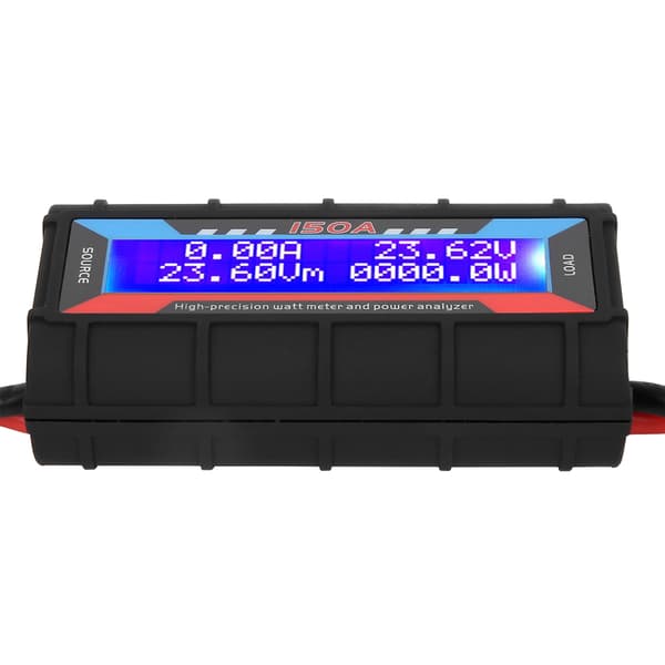 Wattmeter Strømanalysator LCD Digital Voltmeter Ammeter 150A RC Flytester