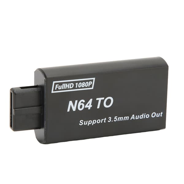 til N64 til HD Multimedia Interface-konverter 1080p understøtter PAL NTSC videospiladapter med 3,5 mm interface